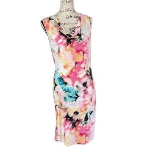 Worthington floral pull on dress